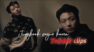 Jungkook x Vogue Korea Twixtor clips for editing HD [upl. by Nniroc50]