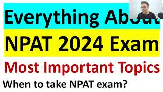 All About NPAT BBA 2024  Exam Details Courses Registration Dates Eligibility  NMIMS  BBA [upl. by Ollopa]