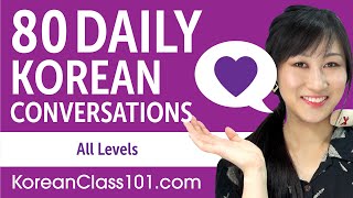 2 Hours of Daily Korean Conversations  Korean Practice for ALL Learners [upl. by Atiniuq947]