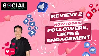 Social Boosters Review 2 How to Quickly Gain Followers Likes amp Engagement [upl. by Seebeck]