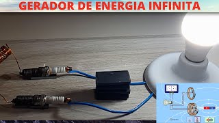 GERADOR DE ENERGIA INFINITA VERDADE OU MENTIRA [upl. by Yldarb408]