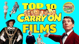 TOP 10 BEST CARRY ON FILMS [upl. by Titos]