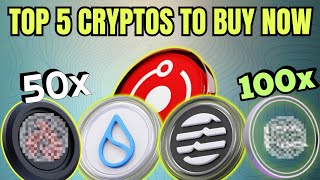 Top 5 cryptos to buy right now for the upcoming crypto bull run  Must watch before invest [upl. by Anual]