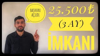 25500₺ MAAŞ İMKANI  BAŞVURULAR AÇILDI ULUSAL STAJ PROGRAMI BAŞVURULARI TEKRRA AÇILDI [upl. by Nylyrehc]