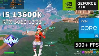 Intel i513600k RTX 3060 Fortnite Chapter 5 Season 1  Unreal Ranked Solos  Benchmark  Low Mesh [upl. by Adlez]