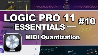 Logic Pro 11  10 MIDI Quantization Time Correction [upl. by Julieta]