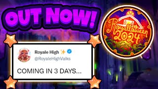 ROYALE HIGH UPDATE OUT NOW FULL UPDATE IN 3 OR 4 DAYS 🍬 Eveningfall ⭐ [upl. by Jephthah]