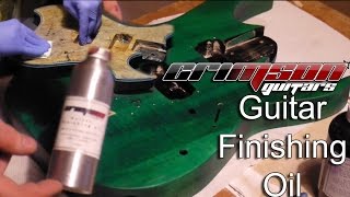 Crimson Guitars Guitar Finishing Oil REVIEW [upl. by Jessamine]