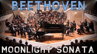 Beethoven  Moonlight Sonata  Berliner Philharmonie  Piano amp Orchestra [upl. by Damon474]