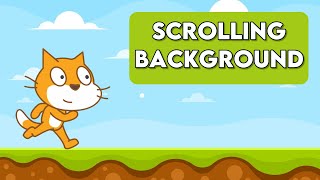 Scrolling Background in Scratch [upl. by Eiral]