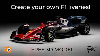 Create your own F1 Livery renders Tutorial [upl. by Onivag269]