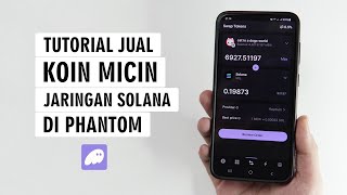 Cara Menjual Koin MicinMeme Moin Solana Di Phantom Wallet [upl. by Albertine]