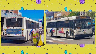 NJ Transit 87 HOBOKEN TERMINAL VIA JOURNAL SQUARE NABI 41615 5260 [upl. by Salohcim]