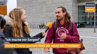 FULDA quotIch mache mir Sorgenquot  Donald Trump gewinnt Wahl als neuer USPräsident [upl. by Yt]