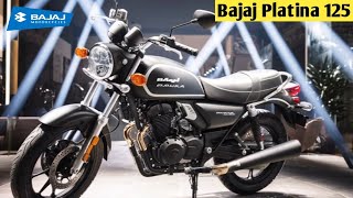 bajaj platina 125cc new bike launch in India 2024  features price  bajaj upcoming bikes [upl. by Obocaj803]