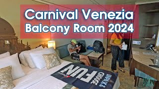 Carnival Venezia Balcony Room Tour 2024 [upl. by Spencer193]