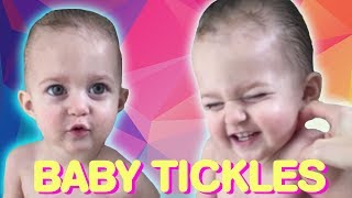 Baby Tickles  Cute Babies Being Tickled Compilation [upl. by Dugas]