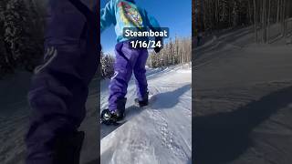 Snowboarding Park snowboarding snowboardtricks snowboard snow winter steamboat wintersport [upl. by Agate684]