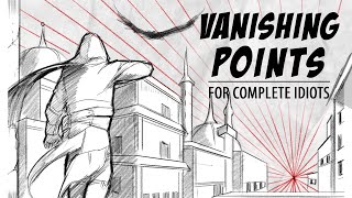 How to draw VANISHING POINTS  Perspective for Beginners  Drawlikeasir [upl. by Lita]