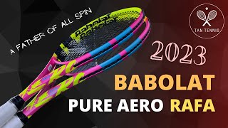 The most SPIN racket  Babolat Pure Aero Rafa 2023 [upl. by Asiela]