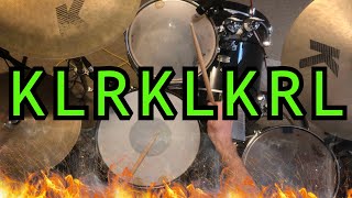 My Favorite Linear Sticking Pattern  Drum Set Groove and Fill Lesson [upl. by Ikir820]