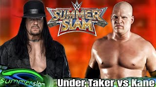 WWE 2K24 Under Taker vs Kane Full Match on Summerslam in Hindi Gameplay [upl. by Tterrej]