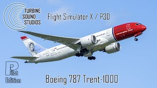 TSS  Boeing 787 RRTrent1000 FSX  P3D [upl. by Randee]