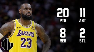 LeBron James Highlights  Pistons vs Lakers  4th Nov 2024 [upl. by Muiram]