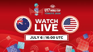 SemiFinals  New Zealand v USA  Full Basketball Game  FIBA U17 Basketball World Cup 2024 [upl. by Vastha]