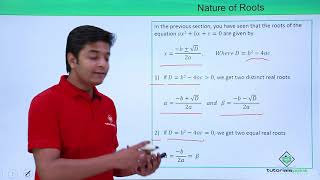 Class 10th  Nature of roots  Quadratic Equation  Tutorials Point [upl. by Denny]