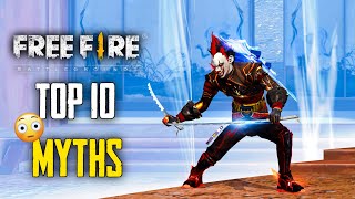 Top 10 Mythbusters in FREEFIRE Battleground  FREEFIRE Myths 289 [upl. by Ricardo]