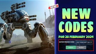 War Robots New Gift Codes February 2024  War Robots Promo Codes  War Robots Redeem Codes [upl. by Animar]