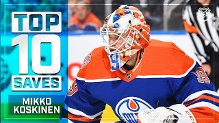 Top 10 Mikko Koskinen saves from 201819 [upl. by Zerimar589]