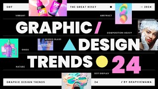 Graphic Design Trends 2024 – The Great Reset [upl. by Nivej]