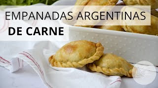 EMPANADAS ARGENTINAS de carne al horno [upl. by Enylecoj]