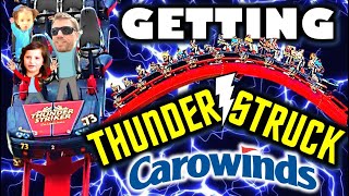 Getting THUNDERSTRUCK at Carowinds My Experience July 2024 [upl. by Lazare]