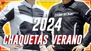 Mejores CHAQUETAS DE MOTO PARA VERANO 2024 ¿Cuál es la mejor ☀️🏍️ [upl. by Fast524]