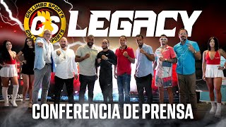 CONFERENCIA DE PRENSA 1 PARA LA CARTELERA DE BOXEO LEGACY [upl. by Camella]