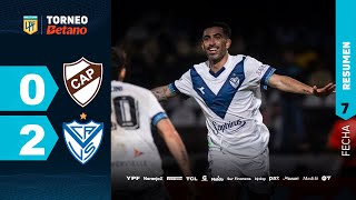 PLATENSE 0  2 VÉLEZ  Resumen del partido  TorneoBetano 2024 [upl. by Tarton]