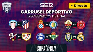 ARANDINA  REAL MADRID EN VIVO🏆⚽️ Los DIECISEISAVOS de FINAL de la COPA DEL REY 202324  EN DIRECTO [upl. by Esaele]