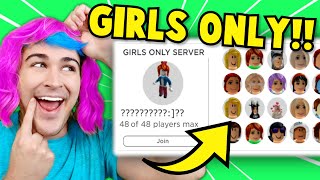 I Played ADOPT ME Until I Went UNDERCOVER In A GIRLSONLY SERVER I GOT CAUGHT Roblox [upl. by Eiramait]