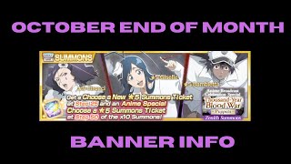 TYBW Puppets Zenith Summons Banner Info  Bleach Brave Souls October End of Month banner [upl. by Nnaoj]