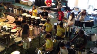 Check Yes Juliet amp Happy  The Louisville Leopard Percussionists Steel Leopards [upl. by Nimzay]