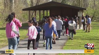 Harrisburg students partake in outdoor education program at Wildwood Park [upl. by Yram800]