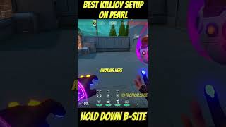 Best Killjoy Setup on Pearl  B site defence killjoy 발로란트 valorantclips [upl. by Irrac243]