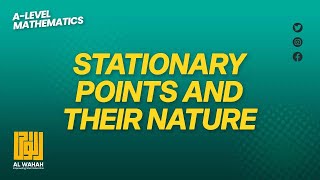 A Level Mathematics  P1  Differentiation  Part 6  Stationary Points and their Nature [upl. by Sherwynd248]