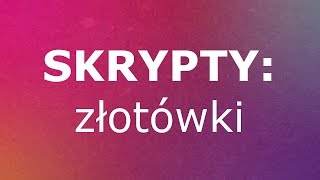 Skrypty 30 złotówki [upl. by Spalla]