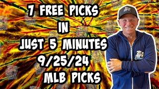 MLB Best Bets for Today Picks amp Predictions Wednesday 92524  7 Picks in 5 Minutes [upl. by Antonius]