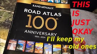 Ramblin  Rand McNally 2024 100th Anniversary Atlas Review [upl. by Tutt]