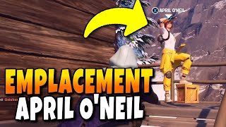 Où Trouver April ONeil Fortnite Chapitre 5 Emplacement April ONeil [upl. by Jolanta]